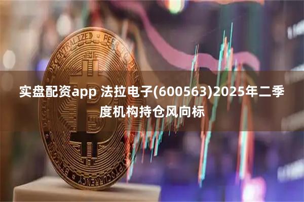 实盘配资app 法拉电子(600563)2025年二季度机构持仓风向标