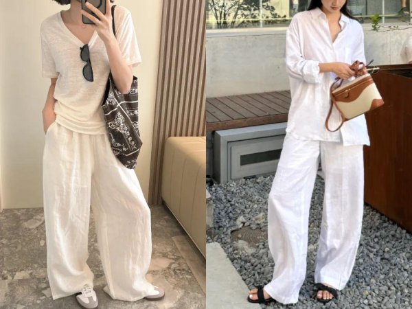 实盘配资app 老钱风亚麻裤，这一条太飒了！